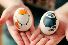 дизайнерские и пасхальные яйца